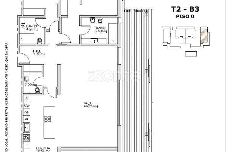 Apartamento T2 para Venda em Carcavelos e Parede Foto 31