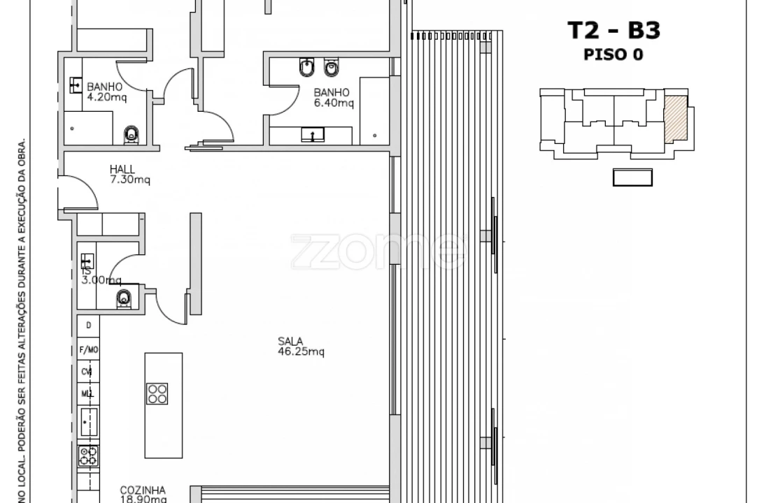 Apartamento T2 para Venda em Carcavelos e Parede Foto 31