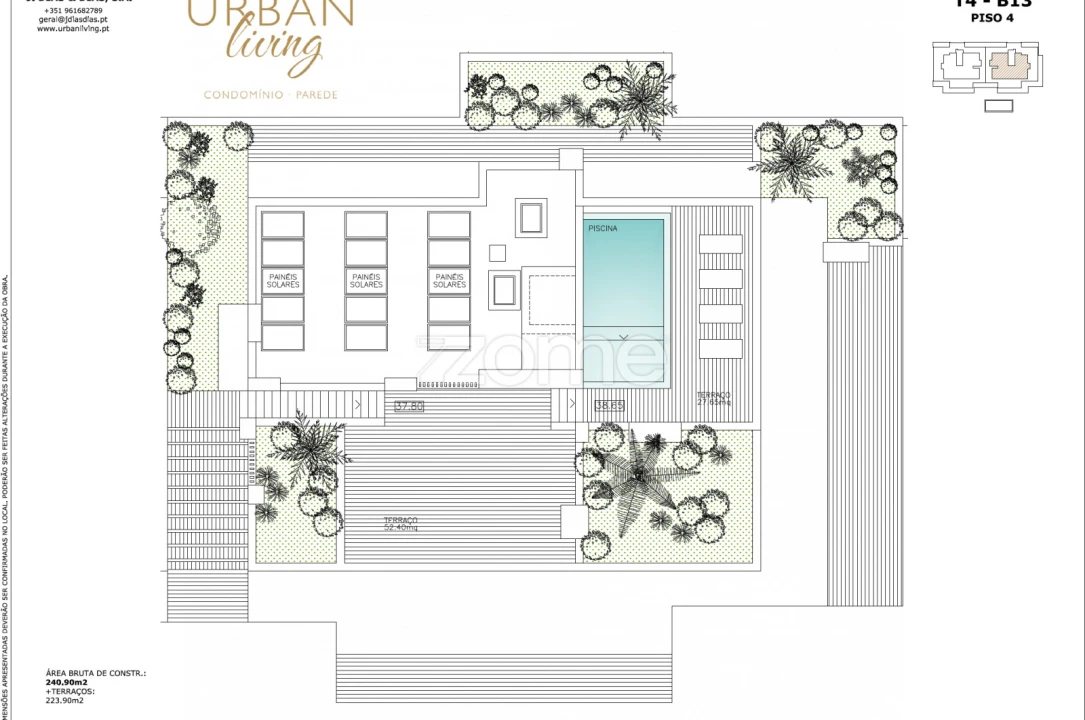 Apartamento T4 para Venda em Carcavelos e Parede Foto 32