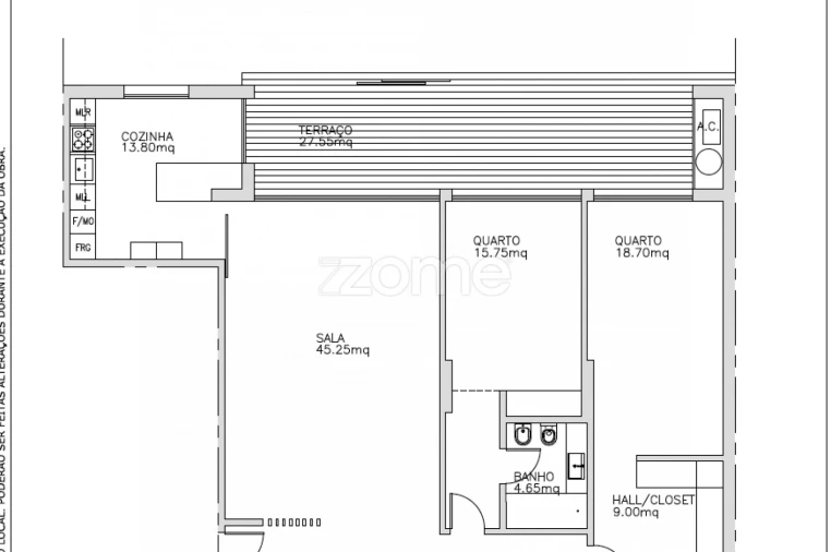 Apartamento T2 para Venda em Carcavelos e Parede Foto 31