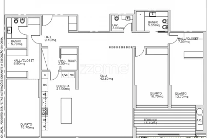 Apartamento T3 para Venda em Carcavelos e Parede