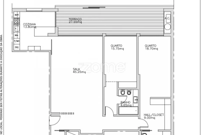 Apartamento T2 para Venda em Carcavelos e Parede