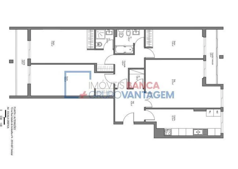 Apartamento T3 para Venda em Algueirão-Mem Martins Foto 21