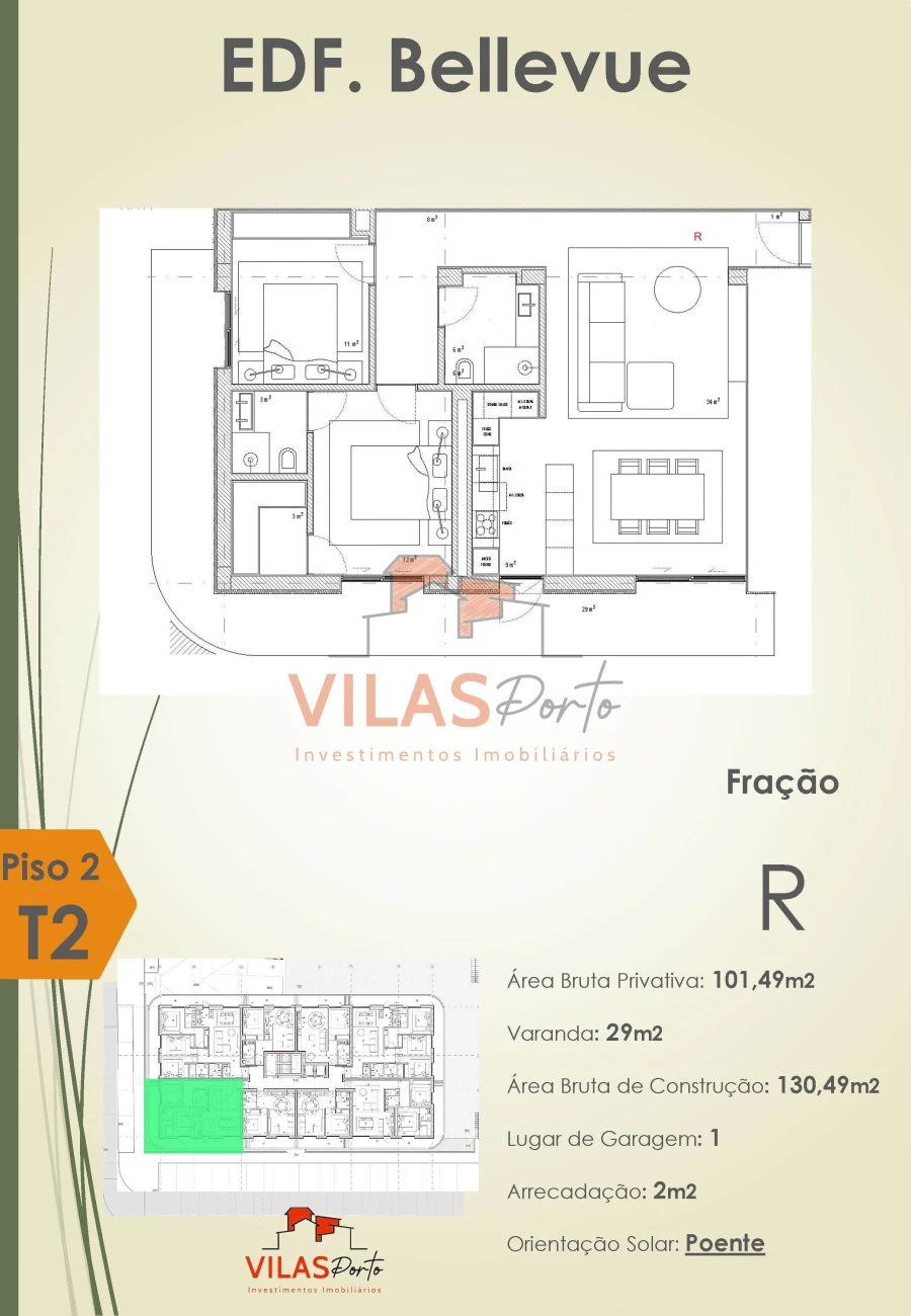 Apartamento T2 para Venda em Meixomil Foto 11