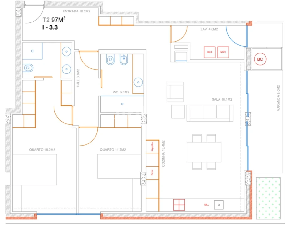 Apartamento T2 para Venda em Costa Foto 13