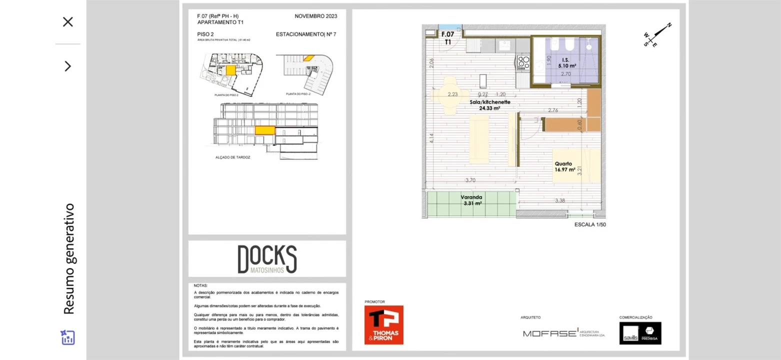 Apartamento T1 para Venda em Matosinhos e Leça da Palmeira Foto 16