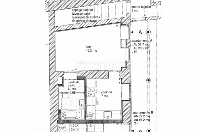 Apartamento T1 para Venda em Cedofeita, Santo Ildefonso, Sé, Miragaia, São Nicolau e Vitória Foto 4