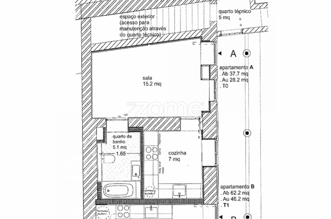 Apartamento T1 para Venda em Cedofeita, Santo Ildefonso, Sé, Miragaia, São Nicolau e Vitória Foto 4