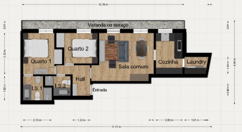 Apartamento T2 para Venda em Arroios