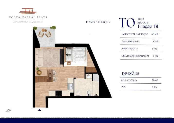 Apartamento T0 para Venda em Paranhos Foto 15