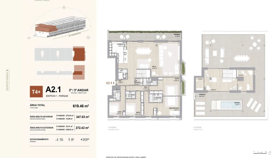 Apartamento T4 para Venda em Aldoar, Foz do Douro e Nevogilde Planta 1