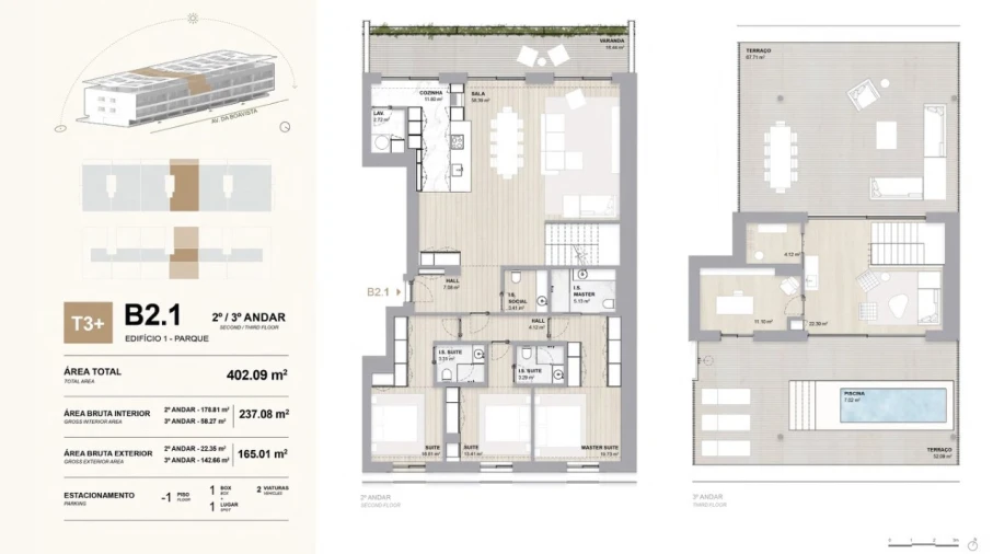 Apartamento T3 para Venda em Ramalde Planta 1
