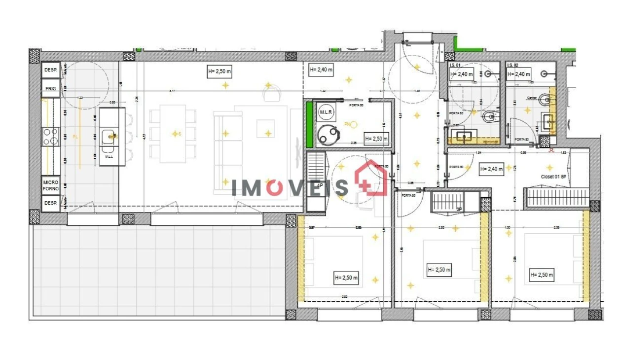 Apartamento T3 para Venda em Leiria, Pousos, Barreira e Cortes Foto 15