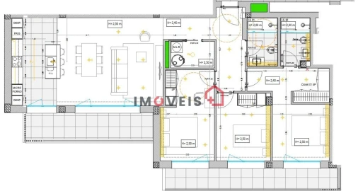 Apartamento T3 para Venda em Leiria, Pousos, Barreira e Cortes