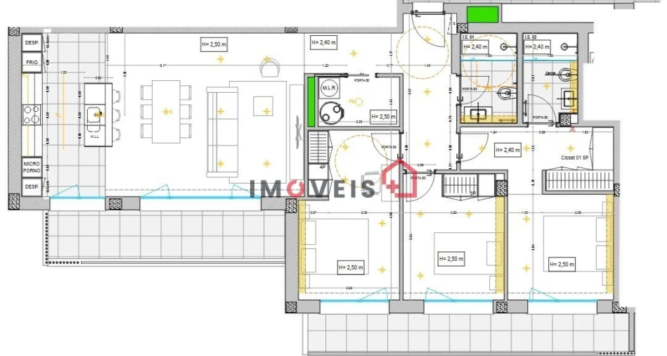 Apartamento T3 para Venda em Leiria, Pousos, Barreira e Cortes Foto 16