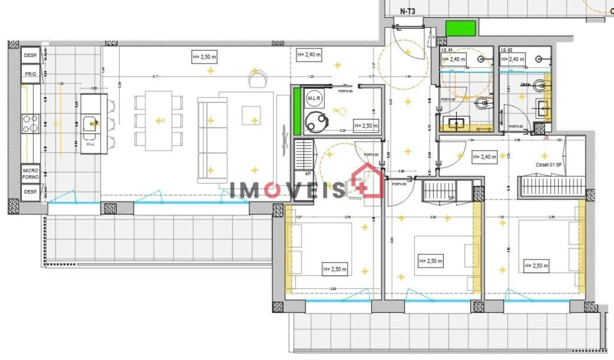Apartamento T3 para Venda em Leiria, Pousos, Barreira e Cortes Foto 15