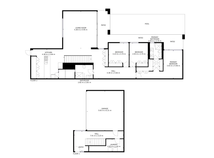 Moradia T3 para Venda em Brufe Planta 1