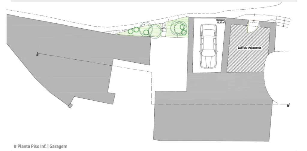 Moradia T3 para Venda em Lanhelas Planta 1