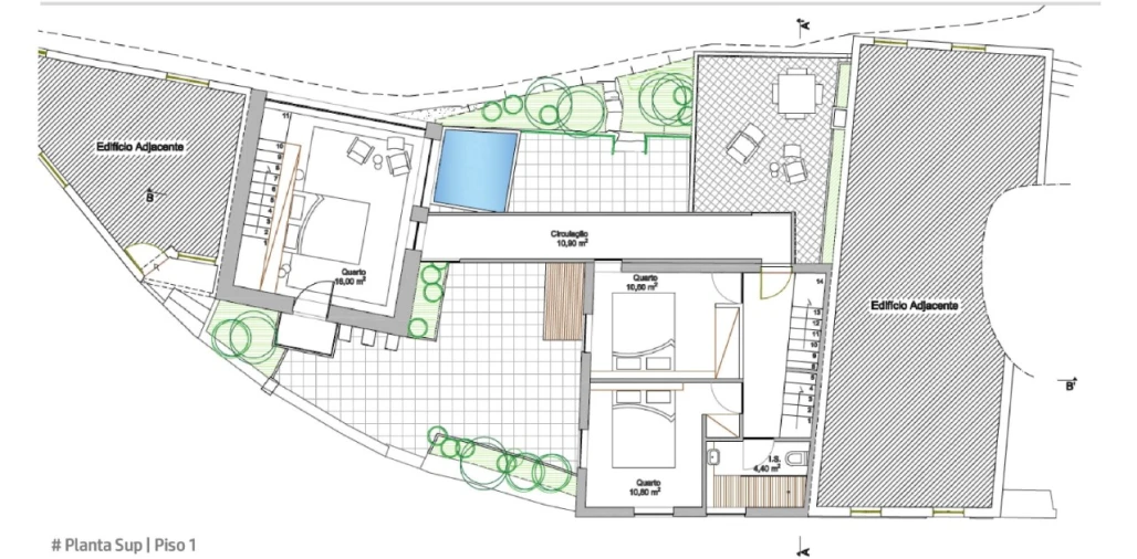 Moradia T3 para Venda em Lanhelas Planta 3