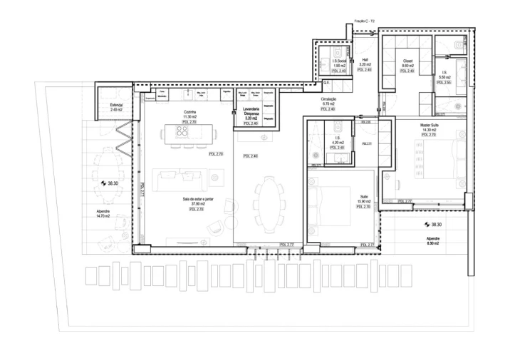 Apartamento T2 para Venda em São Martinho Foto 40