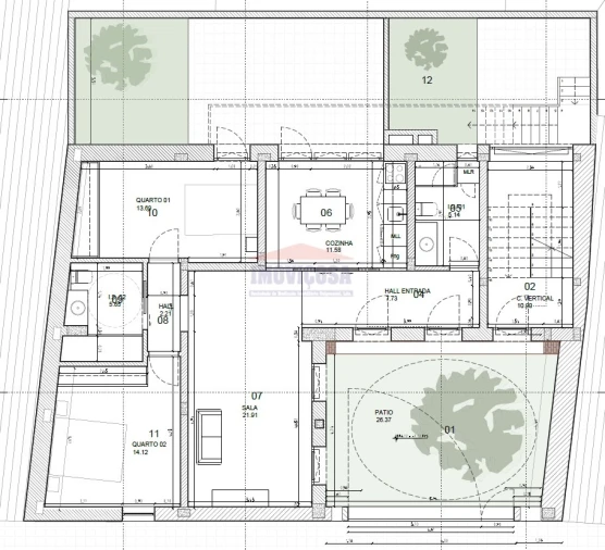 Apartamento T2 para Venda em Nossa Senhora da Conceição e São Bartolomeu Foto 1