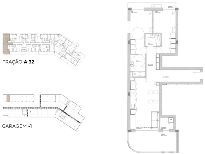 Apartamento T2 para Venda em Oliveira do Douro Planta 1
