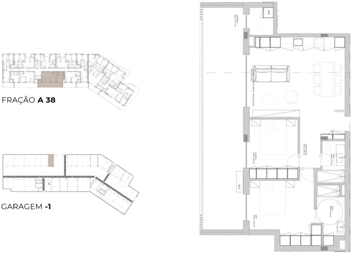 Apartamento T2 para Venda em Oliveira do Douro Planta 1