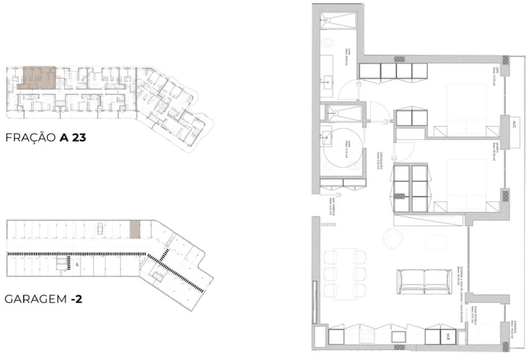 Apartamento T2 para Venda em Oliveira do Douro Planta 1
