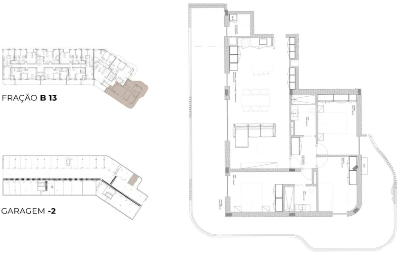 Apartamento T3 para Venda em Oliveira do Douro Planta 1