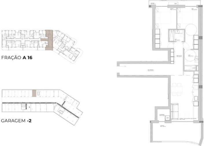 Apartamento T2 para Venda em Oliveira do Douro Planta 1
