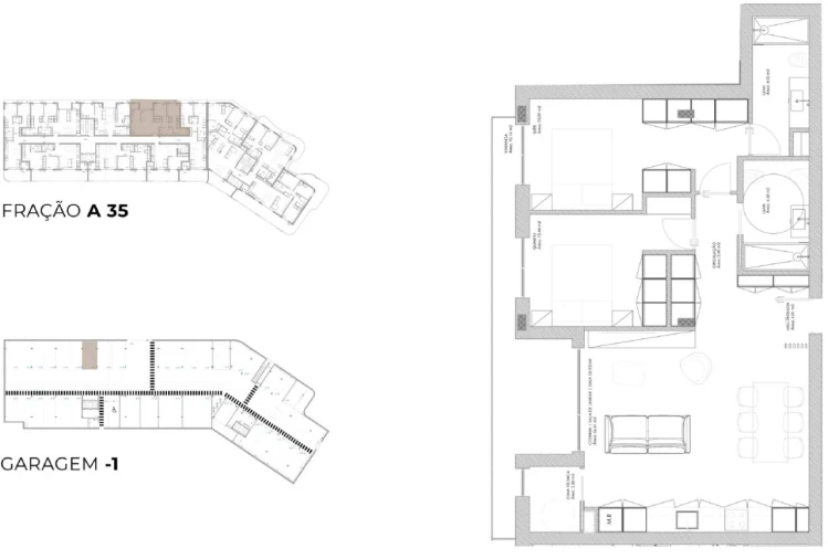 Apartamento T2 para Venda em Oliveira do Douro Planta 1