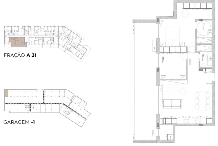 Apartamento T2 para Venda em Oliveira do Douro Planta 1