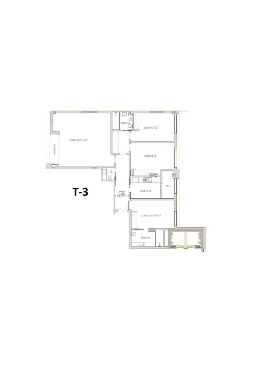 Apartamento T3 para Venda em Cedofeita, Santo Ildefonso, Sé, Miragaia, São Nicolau e Vitória Foto 25