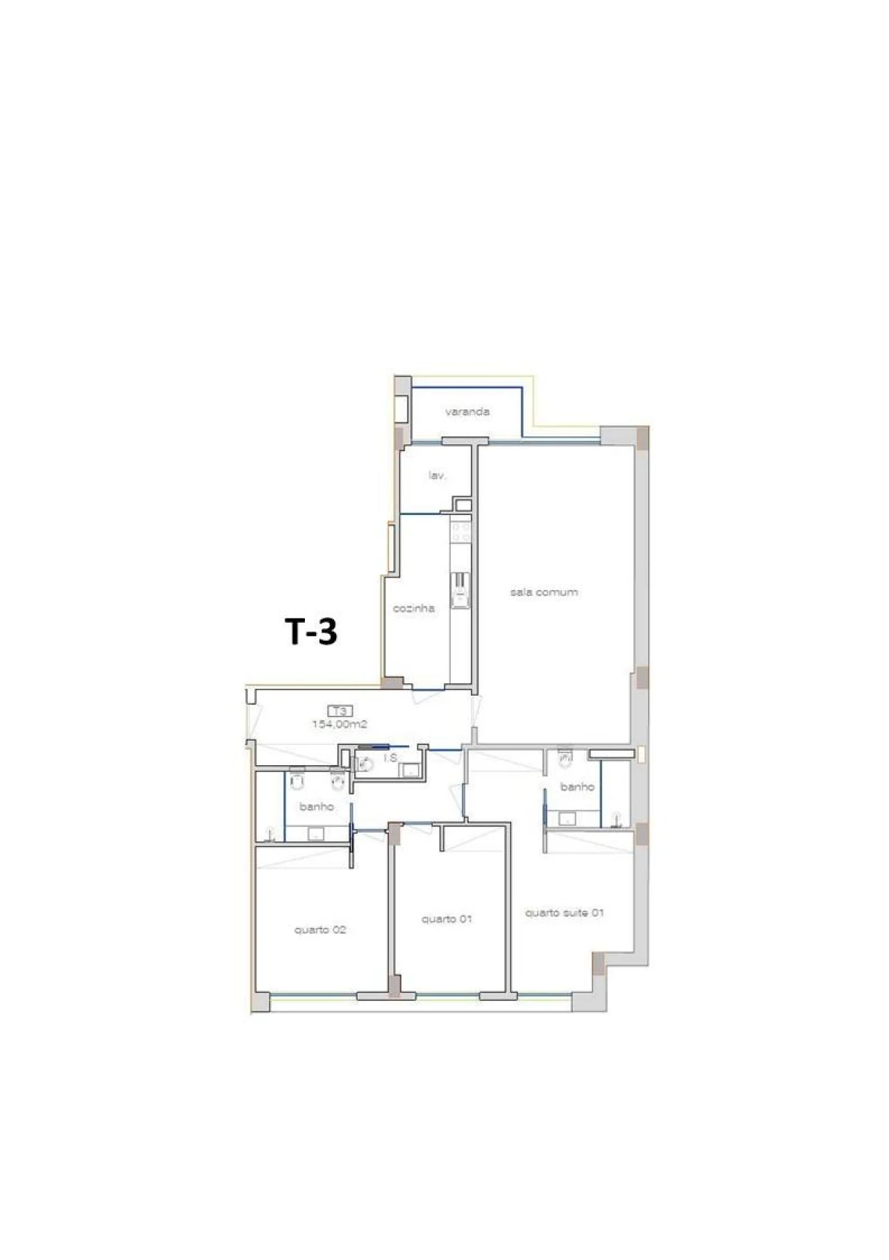 Apartamento T3 para Venda em Cedofeita, Santo Ildefonso, Sé, Miragaia, São Nicolau e Vitória Foto 20