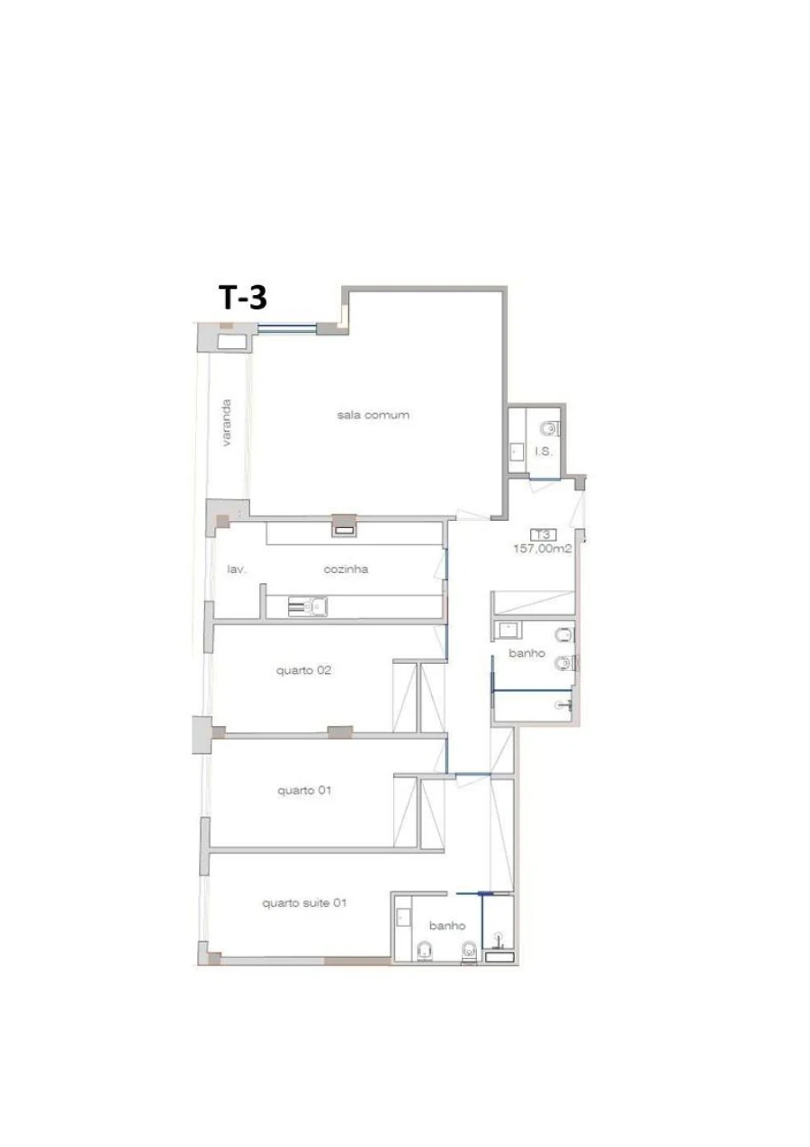Apartamento T3 para Venda em Cedofeita, Santo Ildefonso, Sé, Miragaia, São Nicolau e Vitória Foto 25