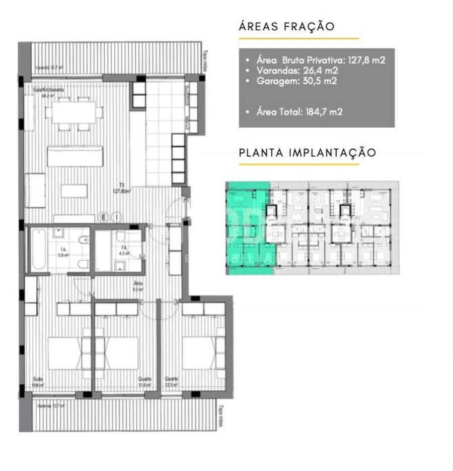Apartamento T3 para Venda em Nogueira da Regedoura Foto 27