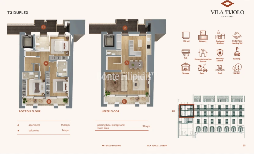 Apartamento T3 para Venda em Estrela Planta 1