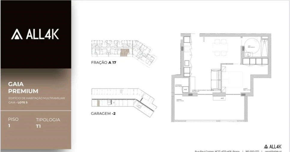 Apartamento T1 para Venda em Oliveira do Douro Foto 6