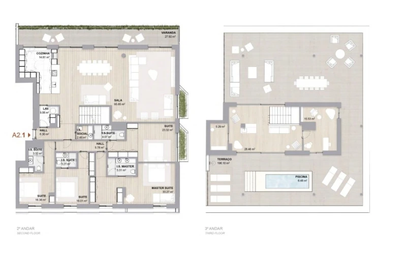 Apartamento T5 para Venda em Aldoar, Foz do Douro e Nevogilde Planta 1