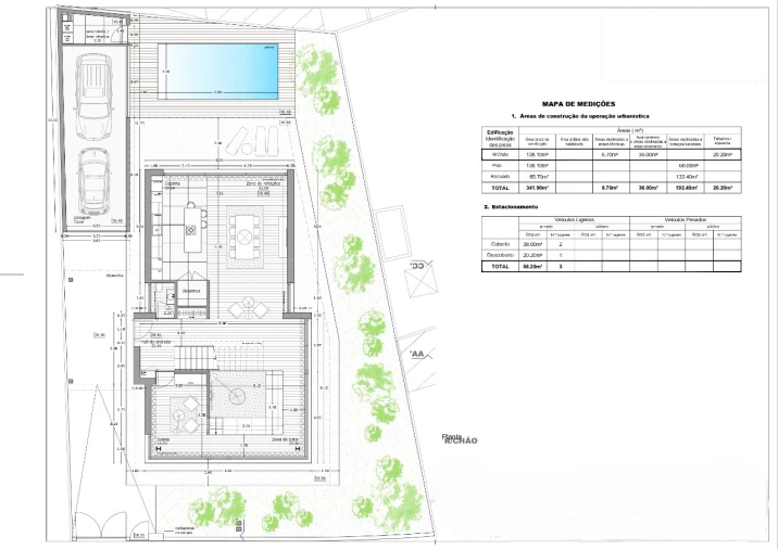 Moradia T4 para Venda em Arcozelo Planta 1