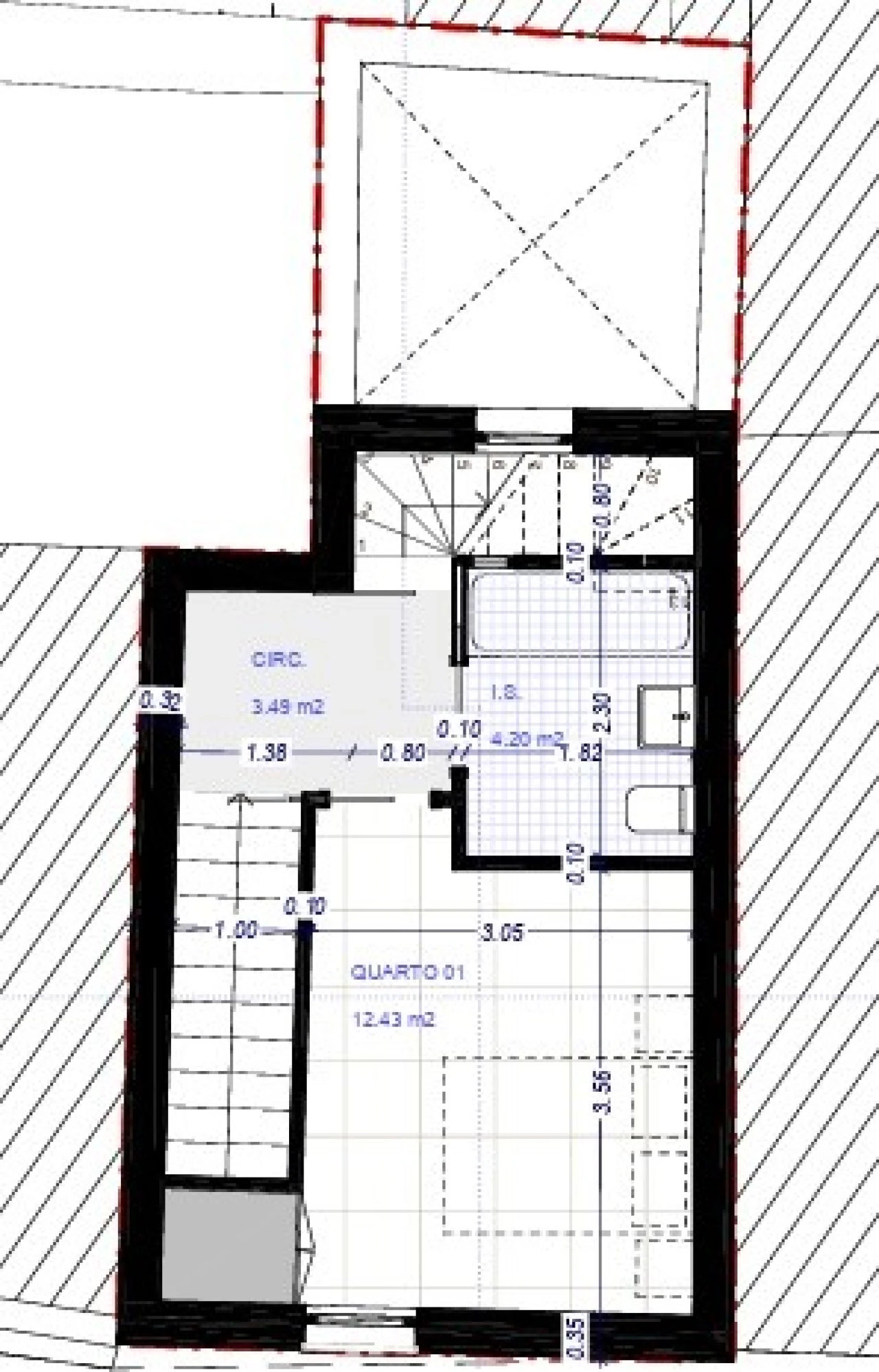 Moradia T2 para Venda em Querença, Tôr e Benafim Planta 3