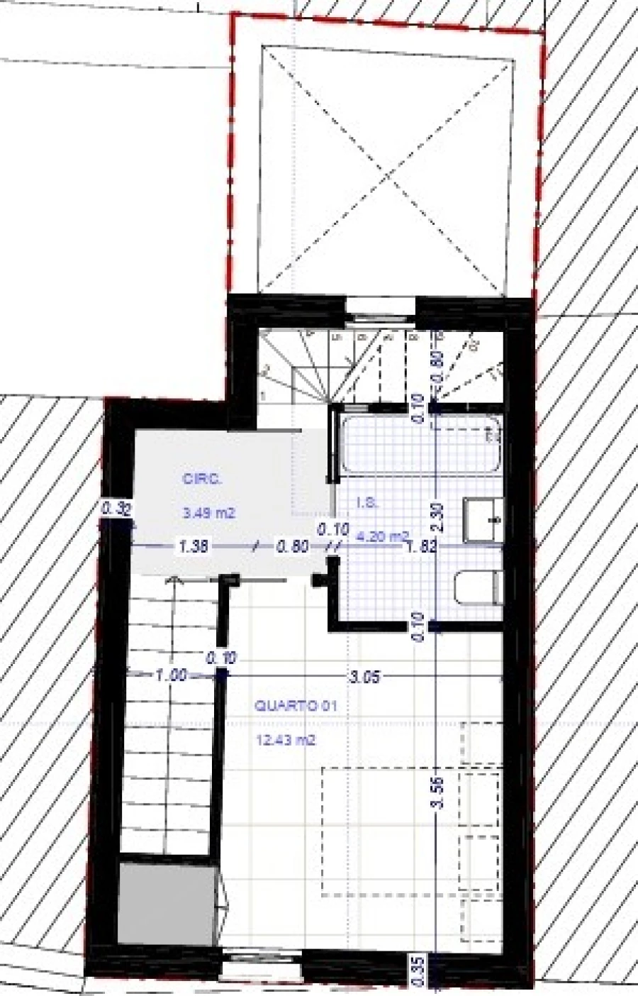 Moradia T2 para Venda em Querença, Tôr e Benafim Planta 3