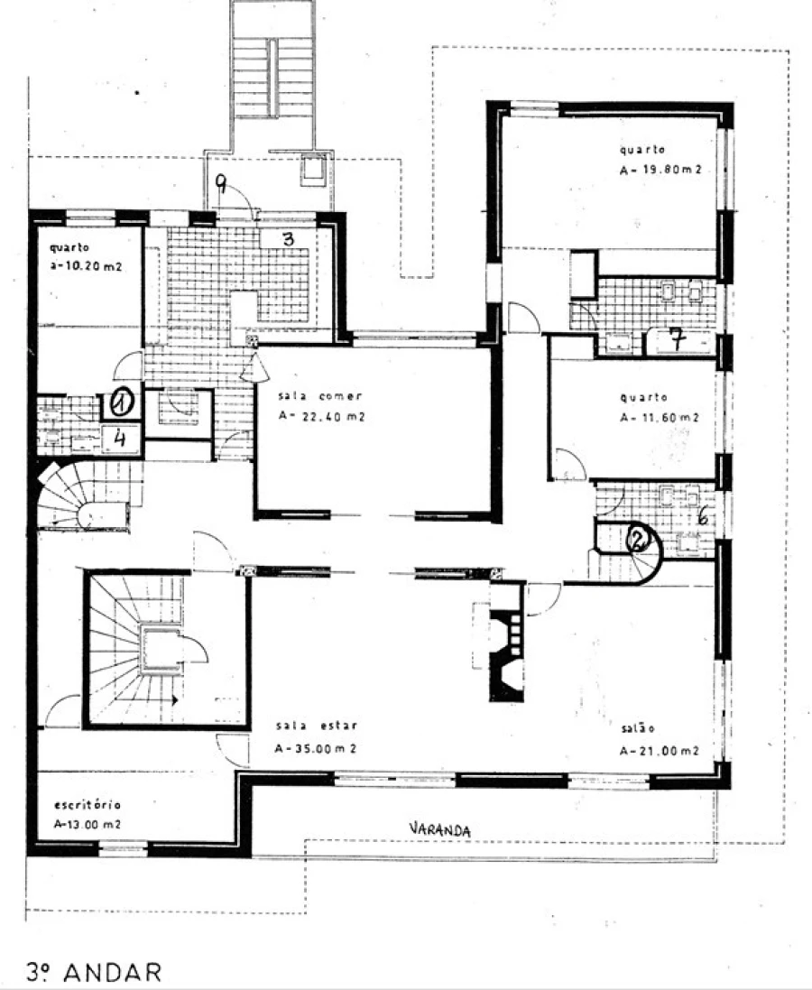 Apartamento T6 para Venda em Aldoar, Foz do Douro e Nevogilde Planta 1