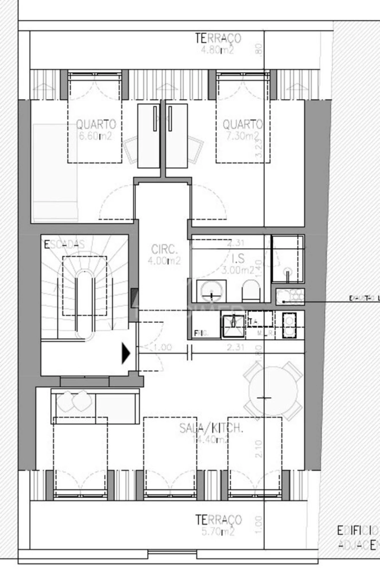 Apartamento T2 para Venda em São Vicente Foto 18