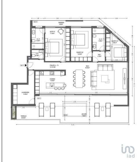 Apartamento T3 para Venda em Imaculado Coração de Maria