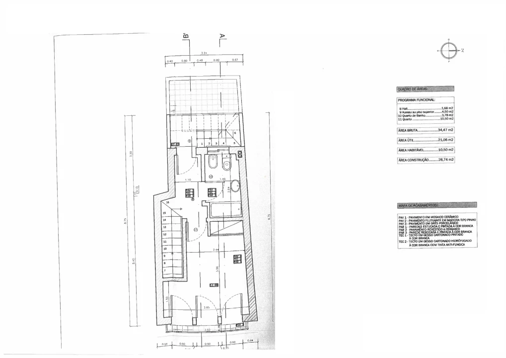 Moradia T1 para Venda em Lagos (São Sebastião e Santa Maria) Planta 4