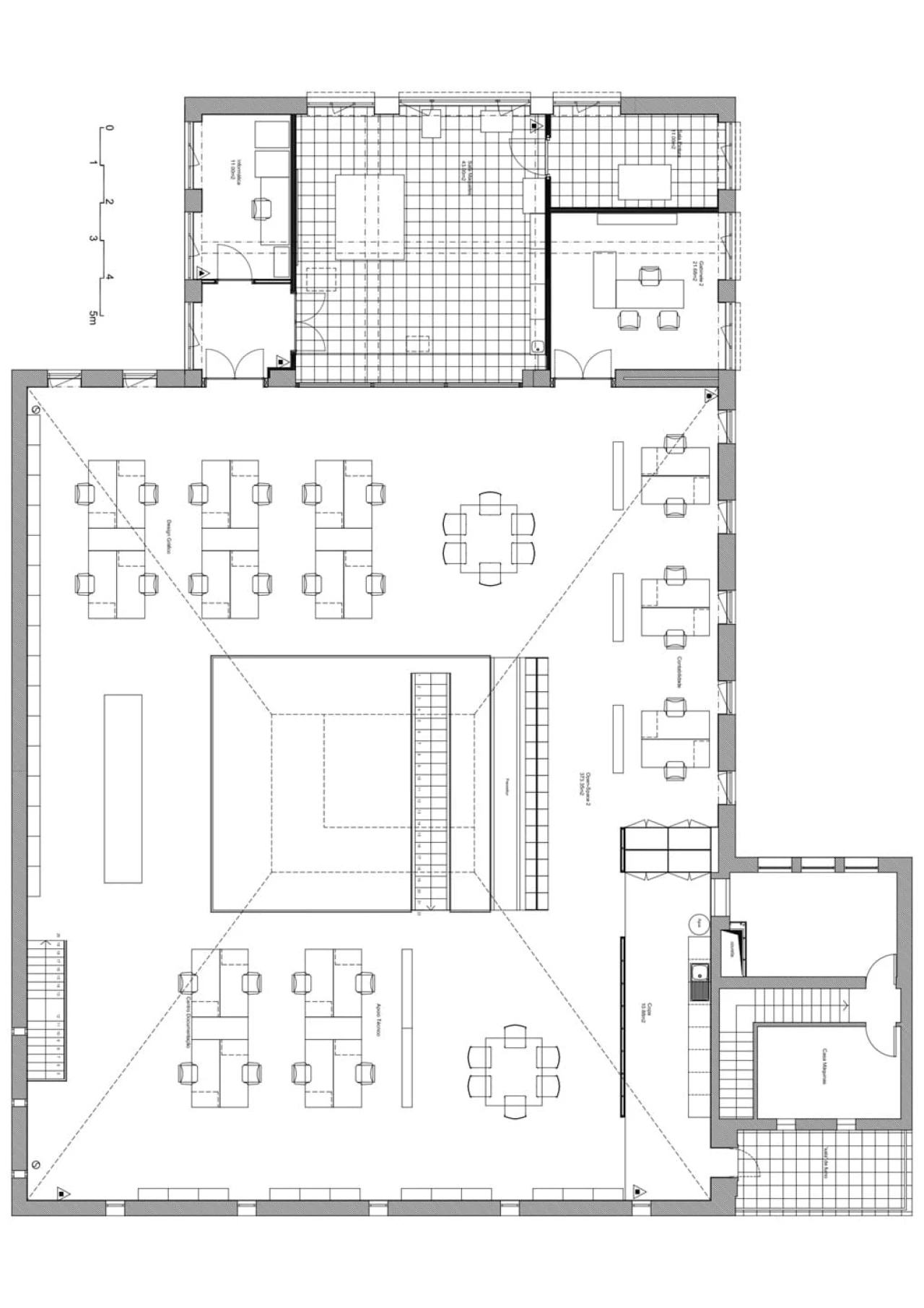 Escritório para Arrendamento em Alvalade Planta 2