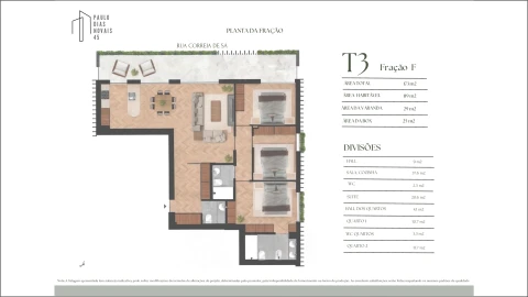 Apartamento T3 para Venda em Lordelo do Ouro e Massarelos