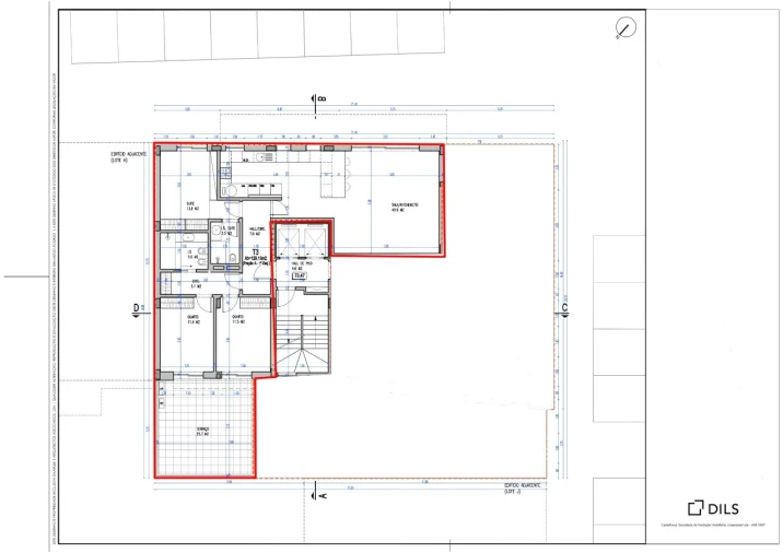 Apartamento T3 para Venda em Laranjeiro e Feijó Planta 1