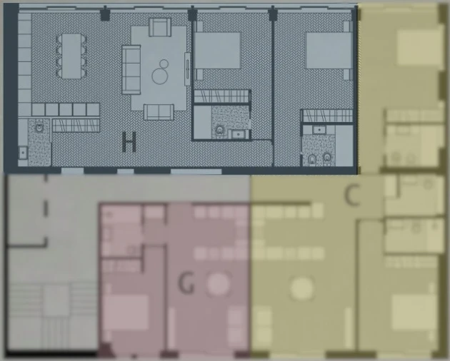Apartamento T2 para Venda em Cedofeita, Santo Ildefonso, Sé, Miragaia, São Nicolau e Vitória Planta 1